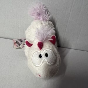 NICI Theodor Unicorn MagNICI Plush Magnet 4.7" White Pink Magnetic Paws Cute